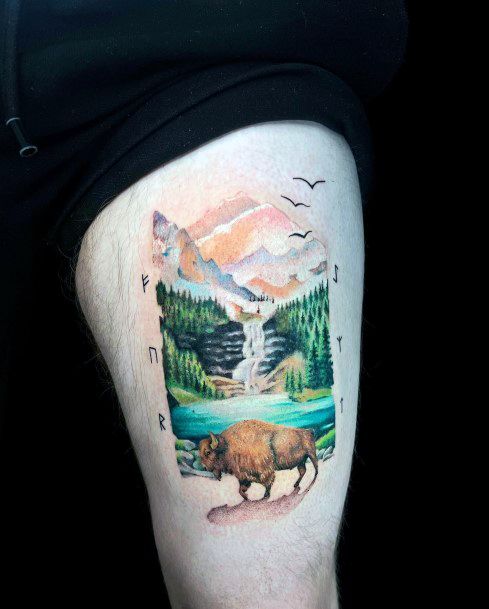 Buffalo Tattoo For Ladies