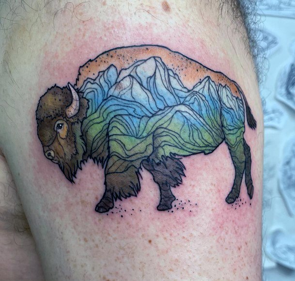 Buffalo Tattoos For Girls