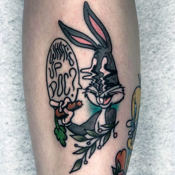 Bugs Bunny Female Tattoo Designs