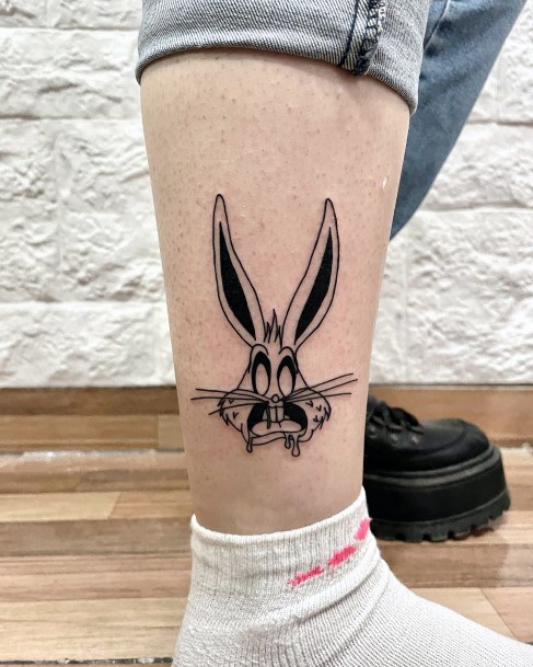 Bugs Bunny Womens Tattoo Designs