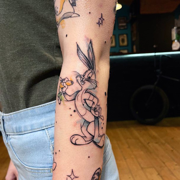 Bugs Bunny Womens Tattoo Ideas