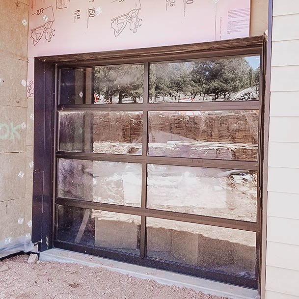 Build A New Home Glass Garage Doors
