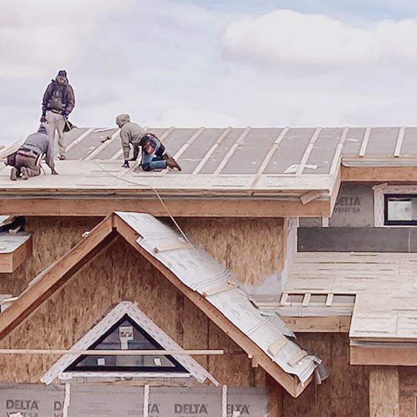 Building A New Custom Home Roofing Furring Strips