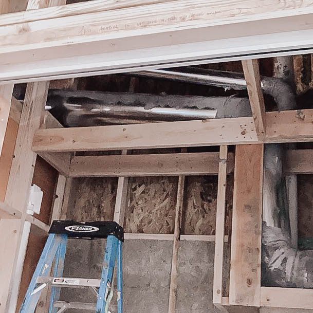 Building A New Custom Home Soffit Framing Interior Ceiling