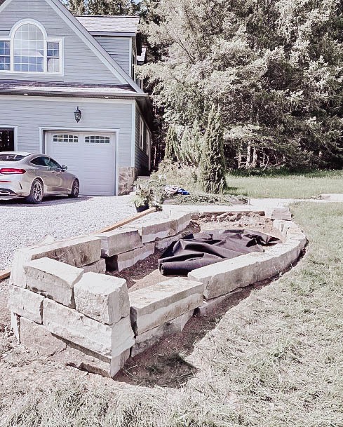 Building A Raised Garden Bed Design Stone Rock