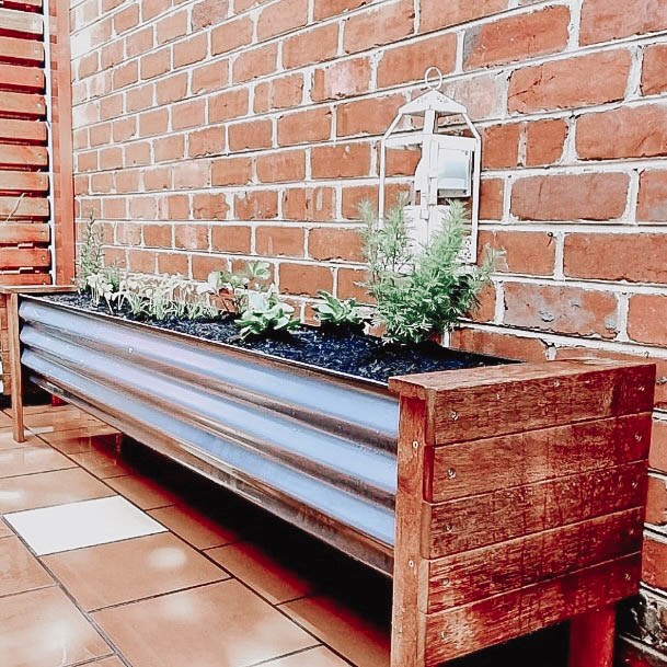 Building Garden Boxes Ideas Metal