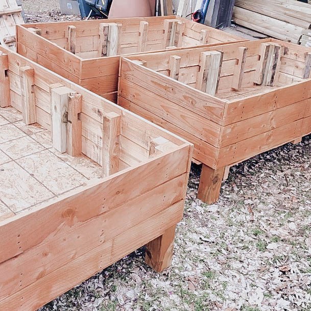 Building Raised Beds For Gardening Inexpensive Cheap Wood