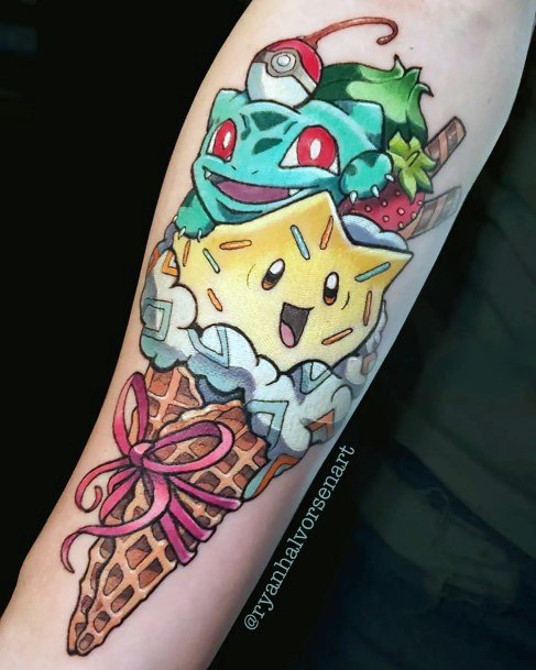 Bulbasaur Female Tattoo Designs