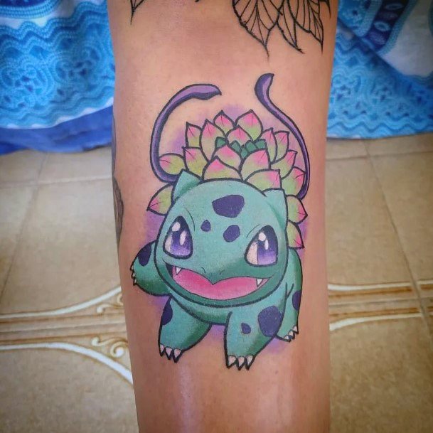 Bulbasaur Tattoo Design Inspiration For Women