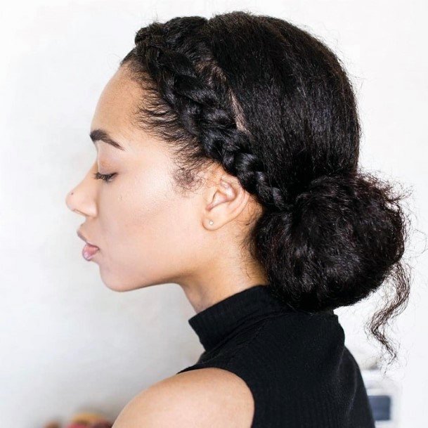 Bun Hairstyles For Black Girl 1