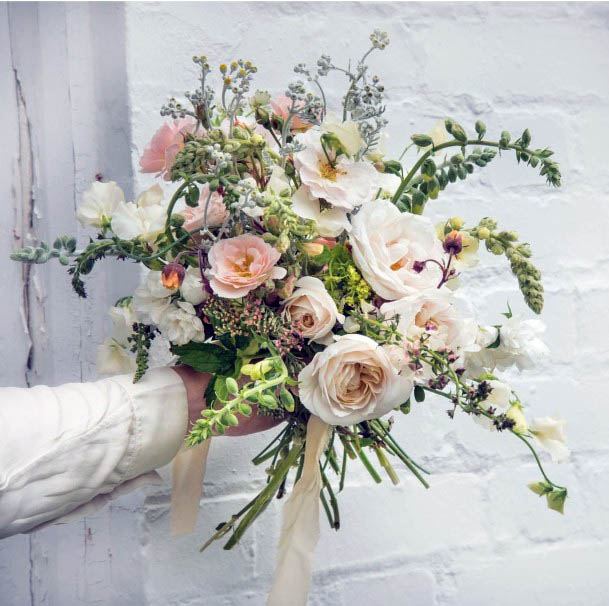 Bunch Of Rose Wedding Bouquet