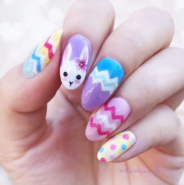 Bunny Nail Feminine Designs