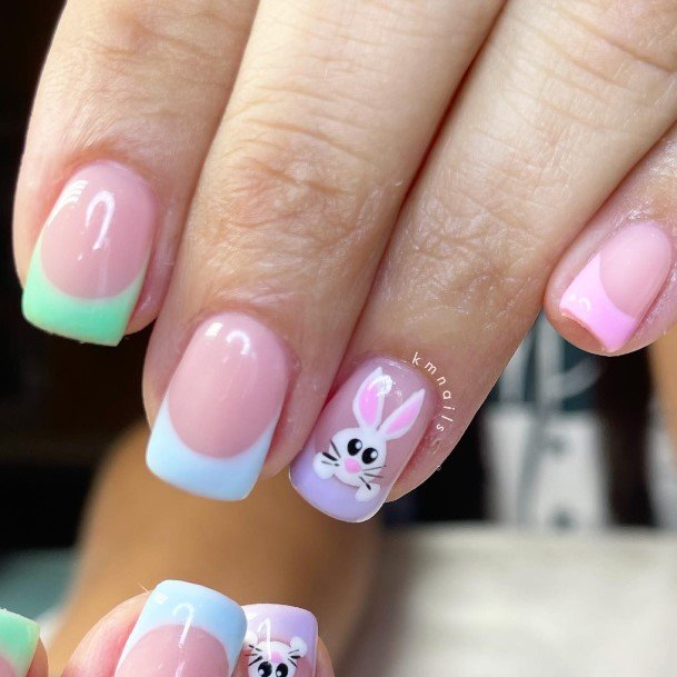 Bunny Womens Feminine Bunny Nails