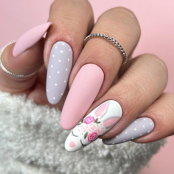 Bunnyic Womens Bunny Nail Designs