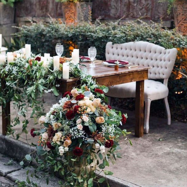 Burgundy Dining Napkins Wedding Decorations