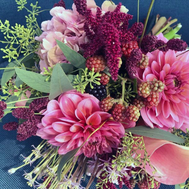 Burgundy Flowers Wedding Decorations