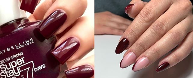 Top 100 Best Burgundy Nail Ideas For Women – Red-Purplish Fingernail Designs