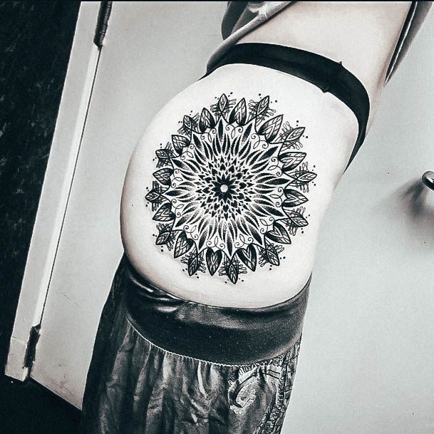 Butt Womens Tattoo Designs Mandala