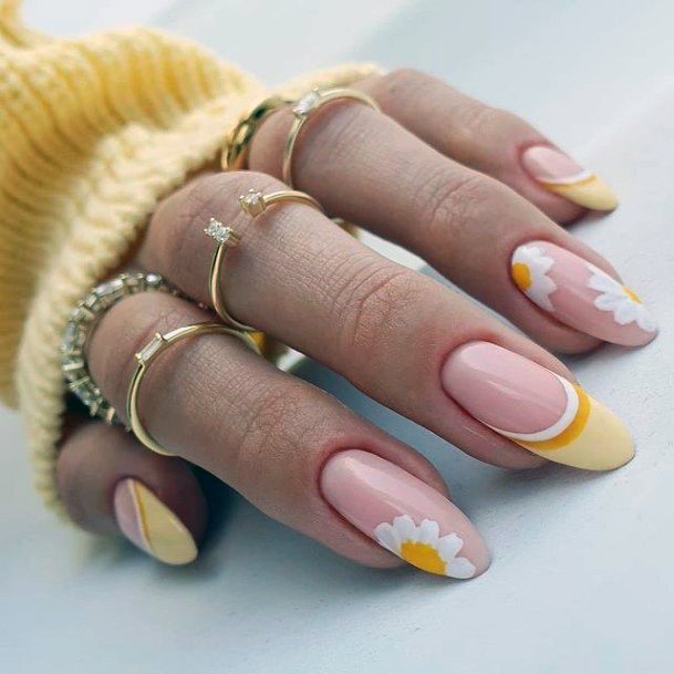 Buttercup Yellow April Nails Flower Women