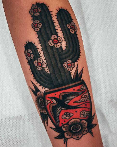 Cactus Womens Tattoos