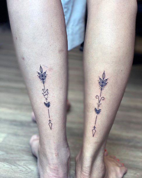 Calves Tattoo Design