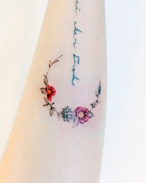 Camellia Tattoo For Ladies