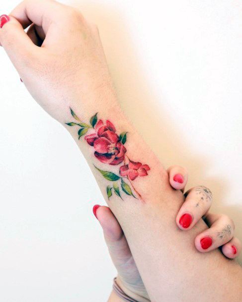 Camellia Tattoos Feminine Ideas