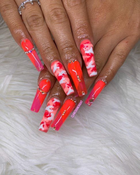 Camo Nail Design Inspiration For Women