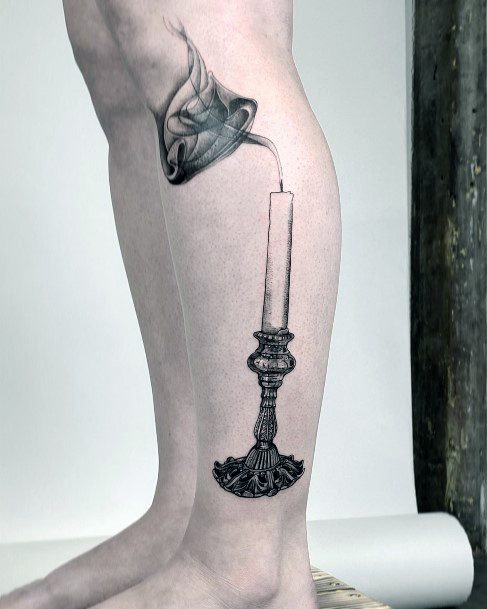 Candle Womens Tattoo Ideas
