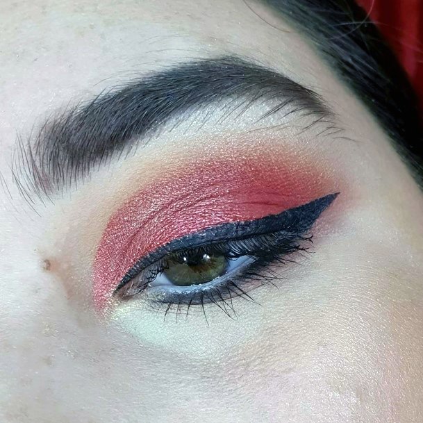 Candy Red Eyeshadow Women