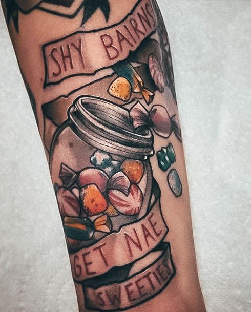 Candy Womens Tattoo Ideas