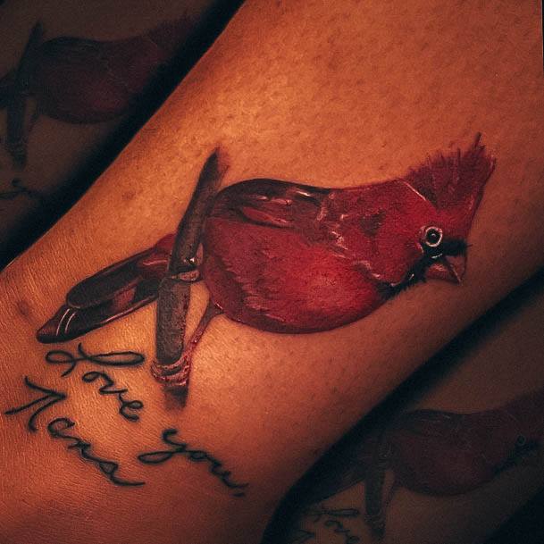 Cardinal Female Tattoo Designs