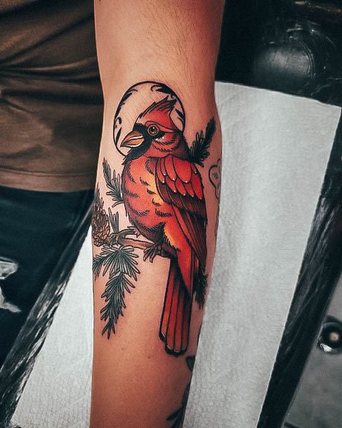 Cardinal Tattoos Feminine Ideas