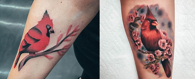 Top 100 Best Cardinal Tattoos For Women – Red Bird Design Ideas