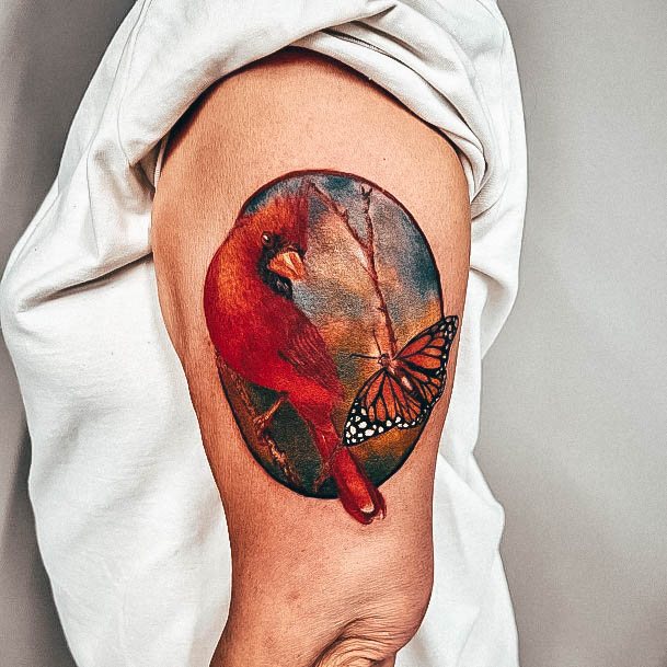 Cardinal Womens Tattoo Ideas