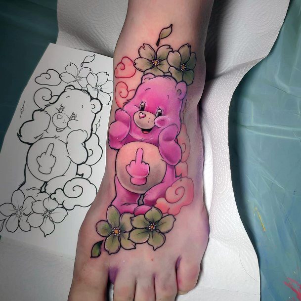 Carebears Tattoo Design Inspiration For Women