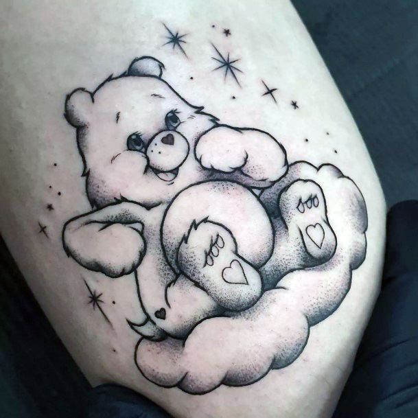 Carebears Tattoo For Ladies