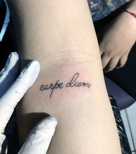 Carpe Diem Girls Tattoo Ideas