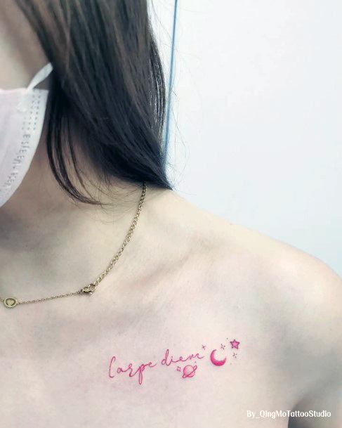 Carpe Diem Womens Tattoo Ideas