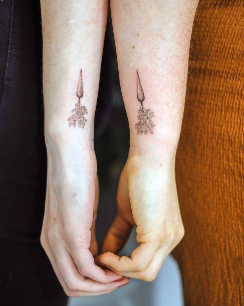 Carrot Tattoo Feminine Designs