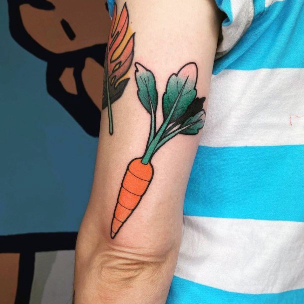 Carrot Tattoos For Girls