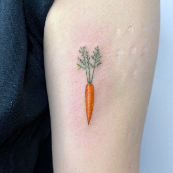 Carrotic Womens Carrot Tattoo Designs