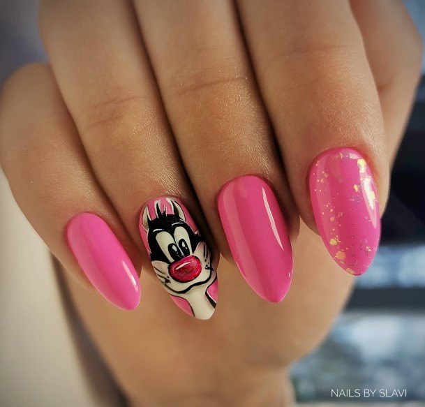 Cartoon Female Nail Designs