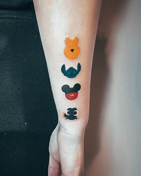 Cartoon Tattoo Art For Women