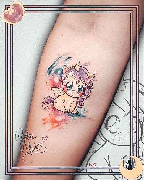 Cartoon Tattoos For Girls