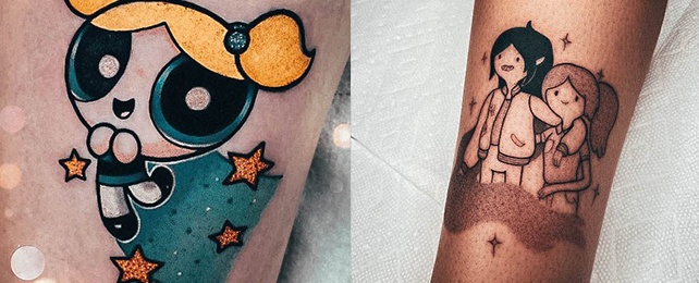 Top 100 Best Cartoon Tattoos For Women – Animated Design Ideas