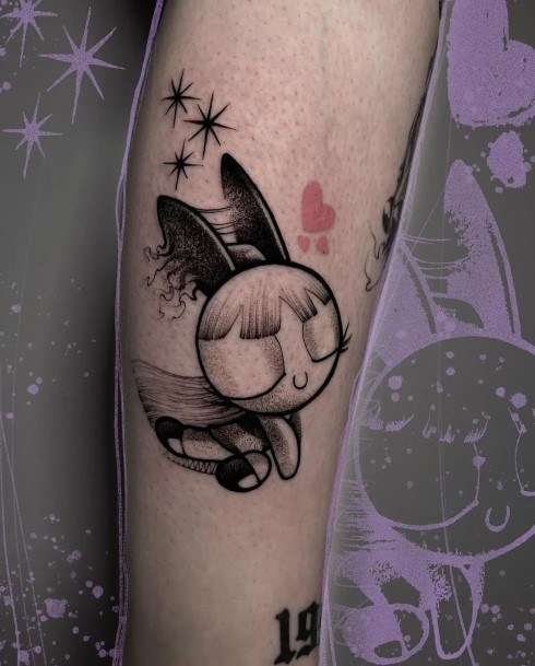 Cartoon Womens Tattoo Designs