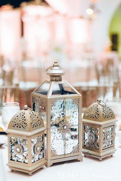 Carved Lanterns Wedding Decor