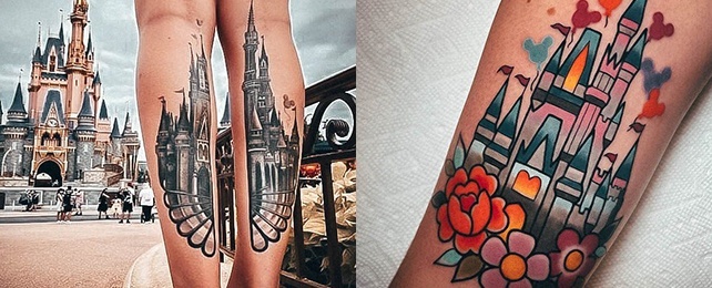 Top 100 Best Castle Tattoos For Women – Fortified Tower Design Ideas