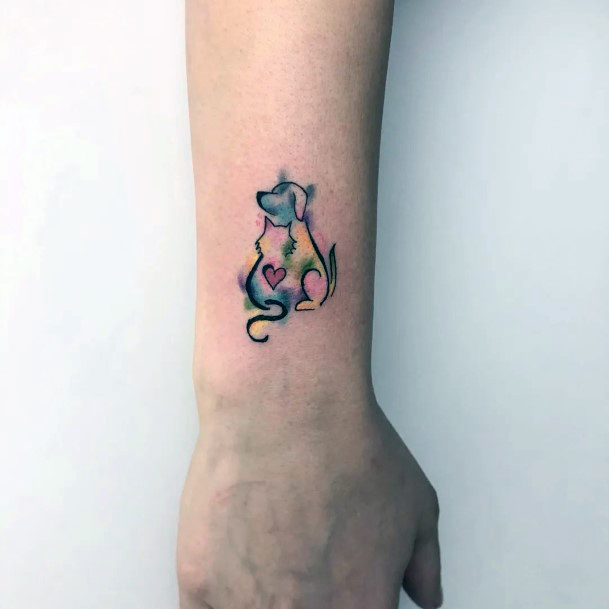 Catdog Womens Tattoo Ideas